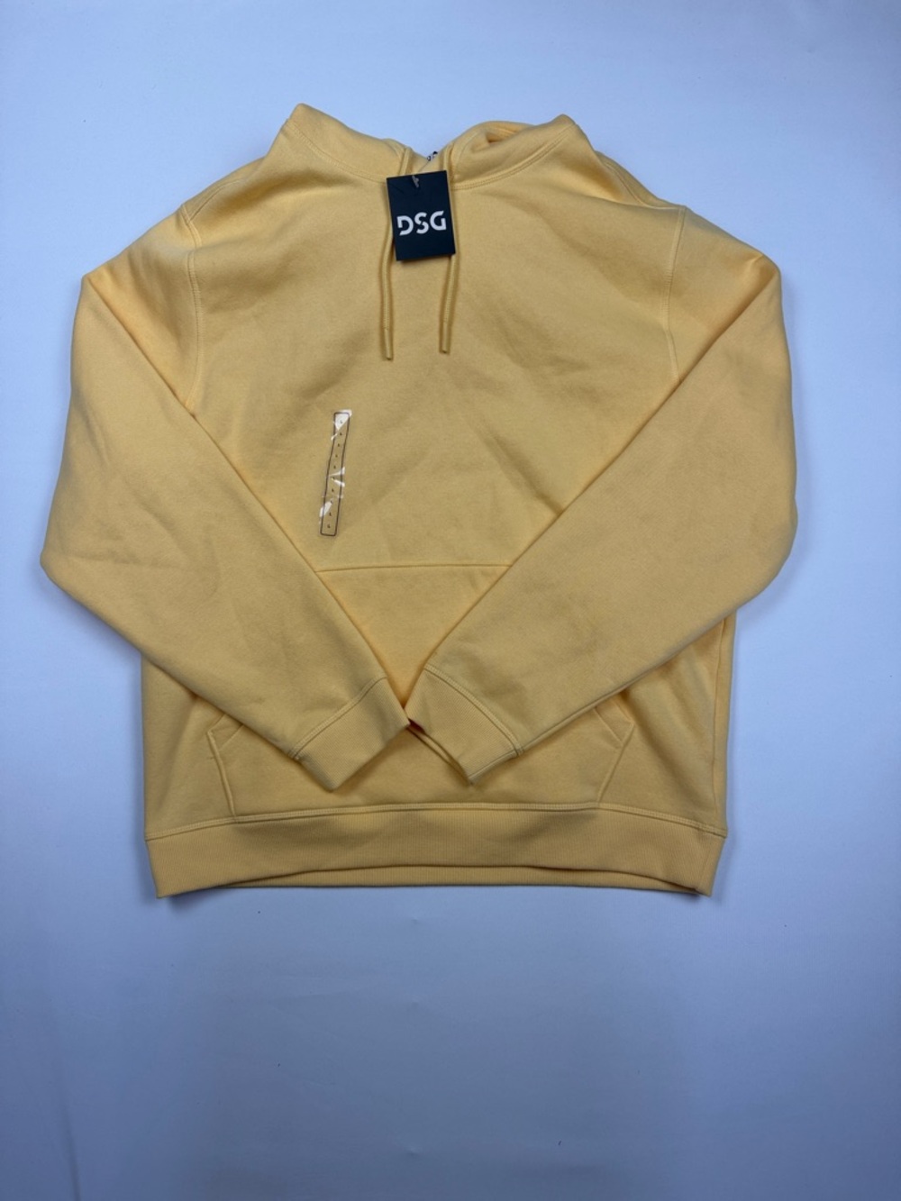 DSG Men's Yellow Crewneck Hoodie Men’s Large New With Tags